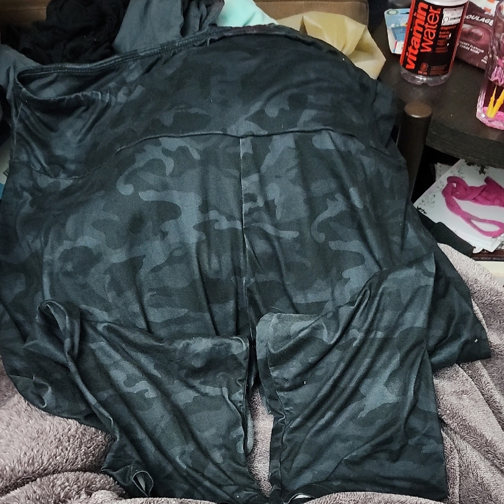 Black Camouflage Leggings